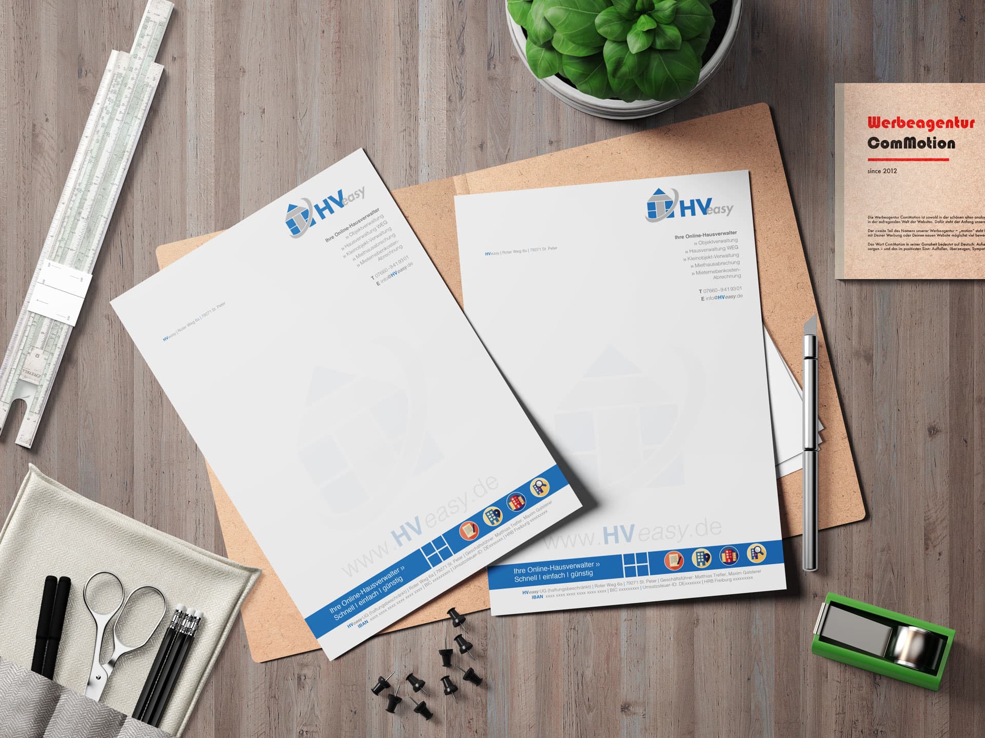 HVeasy Briefpapier