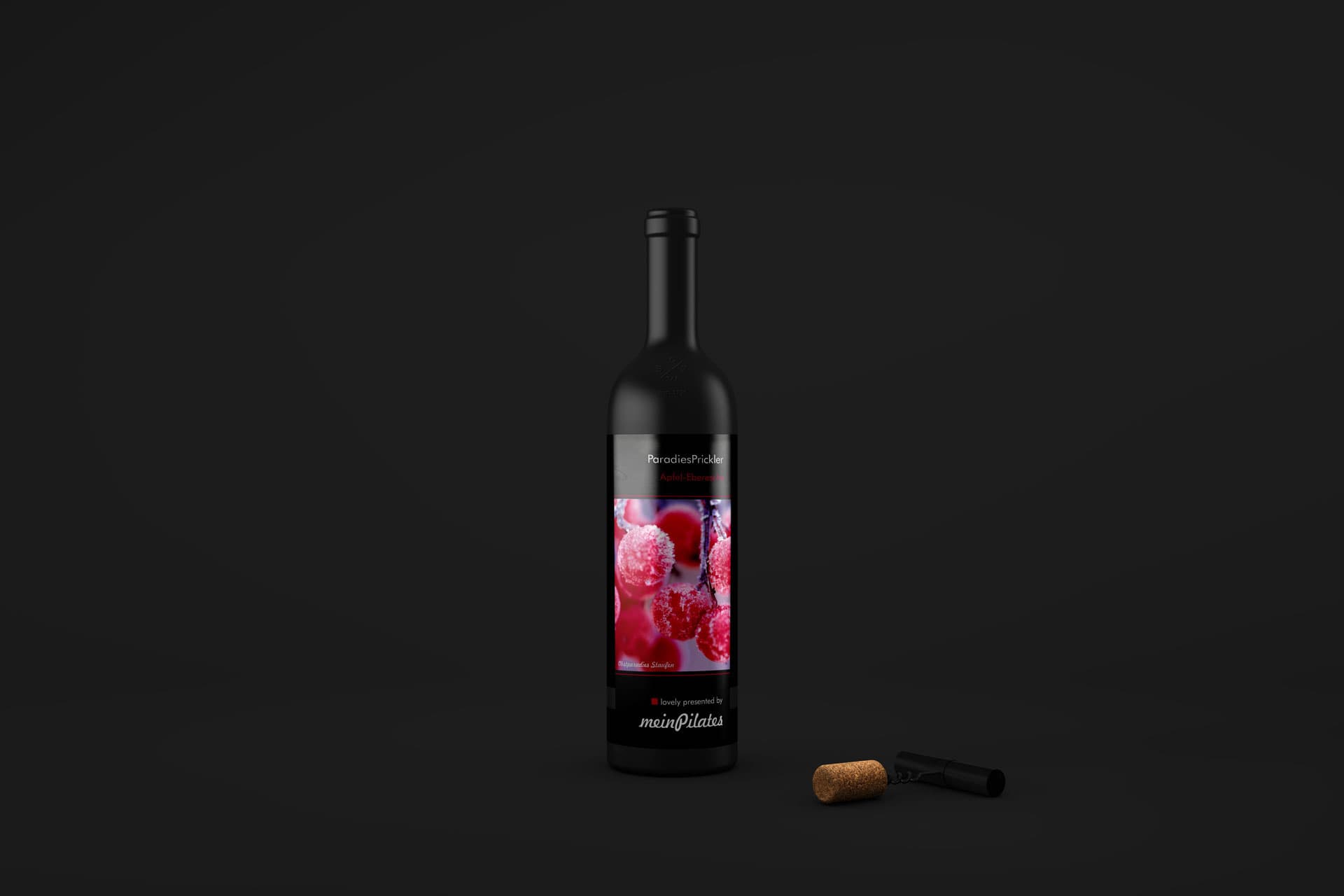 meinPilates Wein-Etikett